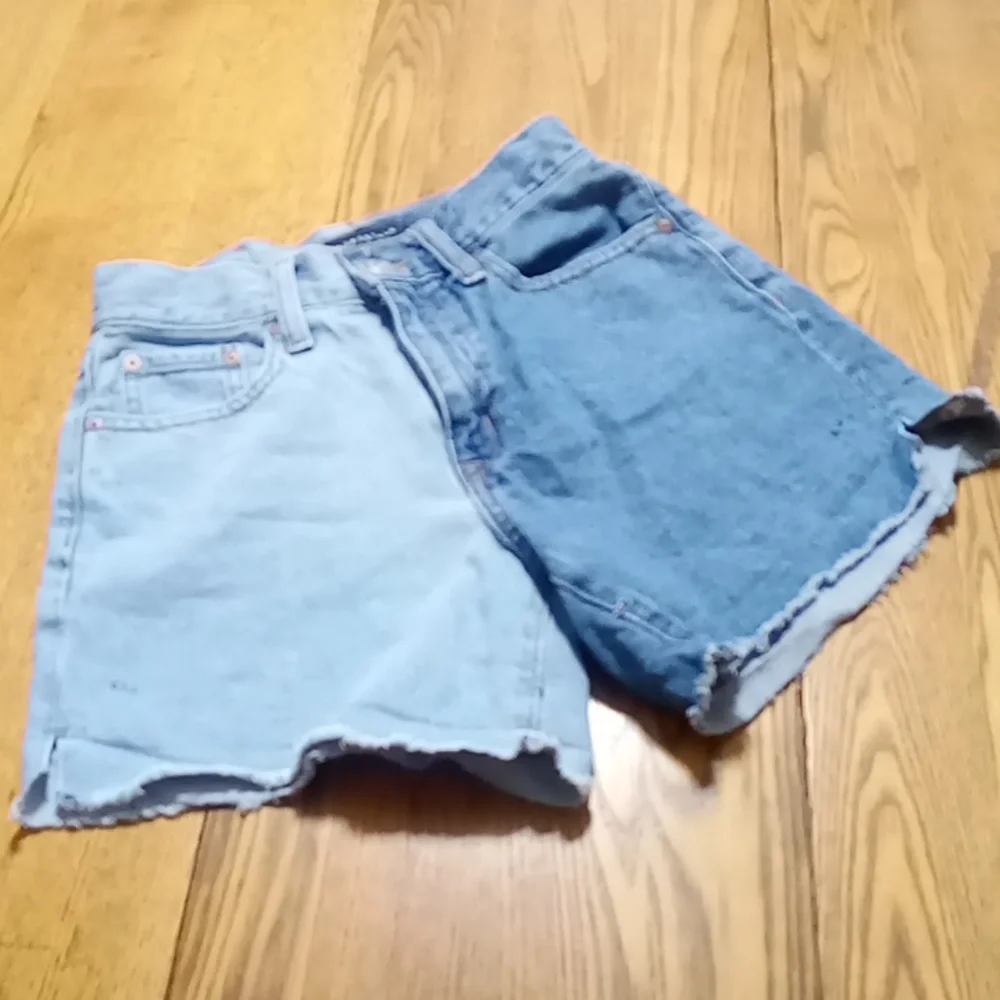 Aeropostale Jean Shorts Women 000 MOM SHORTS Denim Preowned Used Summer Spring - Picture 1 of 7